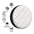 thumbnail image 4 of Susaid Dancing Dogs Print Tire Covers,Waterproof Anti-UV Snow Sun Rain Tire Covers for RV,Truck, SUV, Trailer, Camper-17 inch, 4 of 6