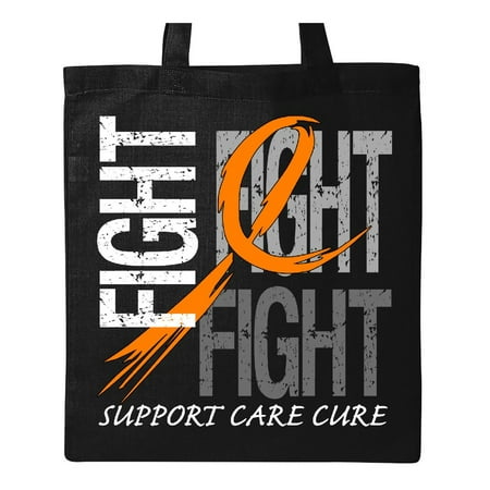 Fight- Support, Care, Cure- Leukemia Tote Bag Black One Size
