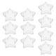 thumbnail image 1 of 10 adornos de estrella de plástico transparente rellenables, bolas de Navidad, cajas de dulces transparentes, decoración colgante para árbol, para bodas, fiestas navideñas., 1 of 8