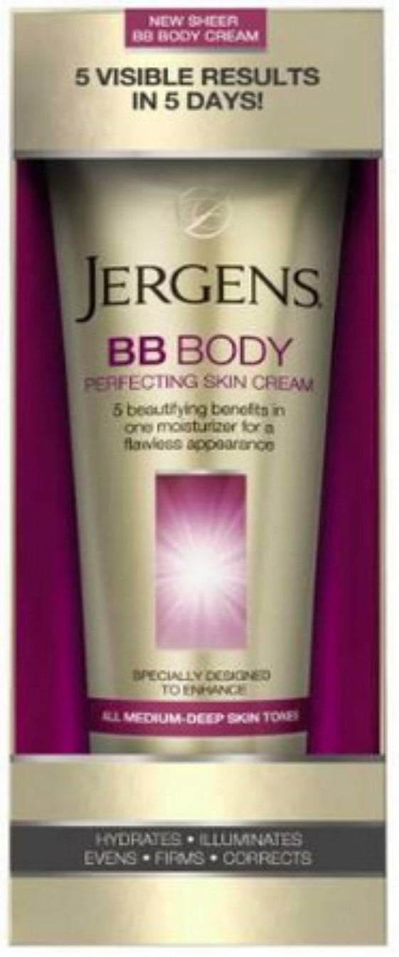 Jergens BB Body Skin Perfecting Cream, All Medium Deep Skin Tones 7.50