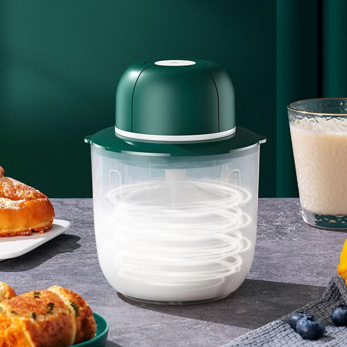 USB Rechargeable Electric Whisk Egg Beater Coffee Blender Household Milk Shaker Mixer Frother Foamer Food Blender Dropship