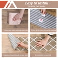 thumbnail image 5 of Edging Stair Treads Non-Slip Carpet Mat 28inX9in Indoor Stair Runners for Wooden Steps, Stair Rugs for Kids and Dogs,  Polyester TPE Backing 15pcs,Taupe, 5 of 8