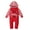 Red, variant on Baby Boy Romper My First Valentine's Baby Boy Girl Clothes Letter Print Hooded Romper Striped Jumpsuit Cute Clothes