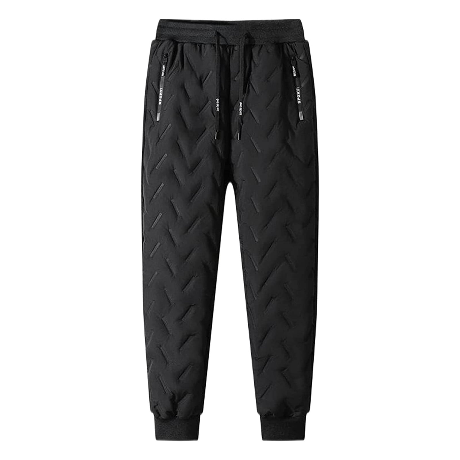 Mens Fleece Lined Workout Pants