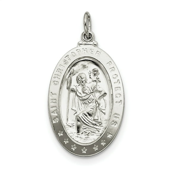 Sterling Silver Saint Christopher Medal