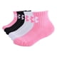 thumbnail image 1 of Calcetines Under Armour para niñas, paquete múltiple, cuarto, rosa claro, 2-4T, 1 of 5