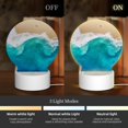 thumbnail image 3 of Balery Beach Pattern Acrylic Night Light Gift with 3 Color ModesTouch-Sensitive LED Lamp Perfect Gift for Mother's Day, Birthday, or Christmas, 3 of 9