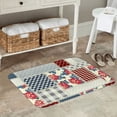 thumbnail image 7 of Pofeuu Patchwork In Country Style Print Flannel Doormats Rug16"x24"Rug Washable Doormats Indoor Outdoor Rugs for Layered Front Door Mats, Porch, Kitchen, Entryway, 7 of 7