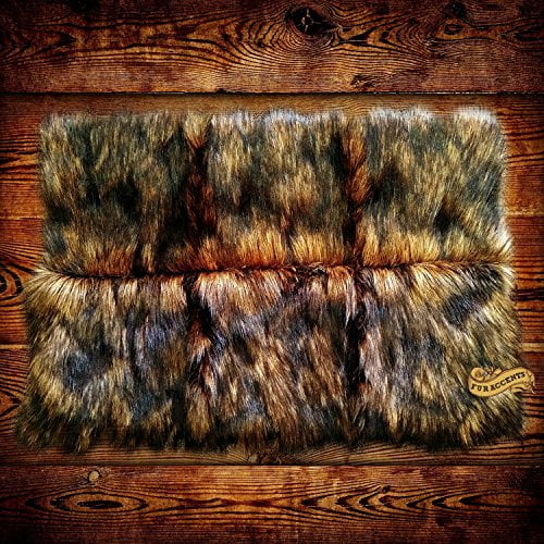 Faux Fur Wolverine Wolf Coyote Skin, How To Skin A Coyote For Rug