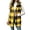 Yellow, variant on purcolt Women's Plush Fleece Vest Button Down Sleeveless Plaid Hooded Vest Casual Warm Winter Thick Jackets with Pockets