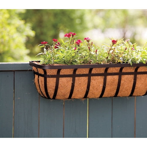 Lodge Steel Window Rail Planter