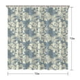 thumbnail image 5 of Vintage Garden Shower Curtain - Antique Floral and Butterfly Arrangement, 72x72 Inches, 5 of 5