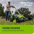 thumbnail image 4 of Greenworks 60V 25" Cordless Brushless Self-Propelled Mower + Two (2) 4.0Ah Batteries & Dual Port Charger, 4 of 15