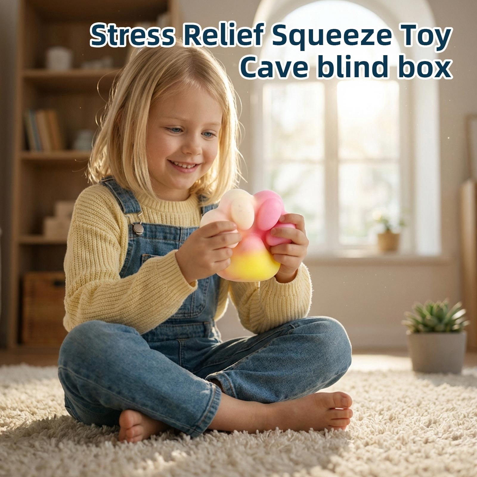 24 Pack Relaxation Squeeze Toys 18X12 in 3D Blind Box Squeeze Toys for Relaxation Toys Valentines Day Gifts for Student Classroom Party Favors