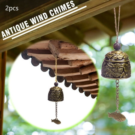 

Room Decor Hanging Good Chime Retro Home Pendant Wind 2PCS Luck Garden Home Decor