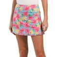 thumbnail image 2 of Gottex Golf Women's UPF 50 Golf Nikki Floral Print Ruffle Trim Skort-Blue / M, 2 of 4