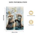 thumbnail image 2 of JEUXUS Sea Otter Watercolor Wall Art Prints,Sea Otter Picture Paintings Animal Canvas Wall Art Prints for Kids Room Nursery Bedroom Bathroom Home Walls, 2 of 5