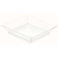 thumbnail image 1 of Amscan 437809. 86 3. 5 inch Square Appetizer Plates, Clear - Pack of 120, 1 of 1