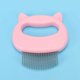 thumbnail image 4 of Peine de concha para perro y gato, cepillo de limpieza para depilación y depilación para perros y gatos pequeños y medianos(rosa), 4 of 4