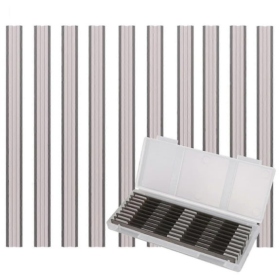 10 Pieces Electric Planer Blade Set, 82x5.5x1.1mm, for Makita, Black & Decker, Bosch, DeWalt and Elu Planers