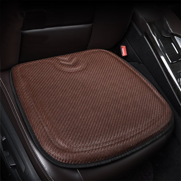 Cojín de asiento de coche, cojín fresco y transpirable de verano para oficina, cojín de asiento de plástico