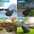 thumbnail image 6 of Snow Blower Cover Waterproof Heavy Duty Snow Thrower Cover Protector All Weather Outdoor Protection 62"x30"x43", 6 of 10