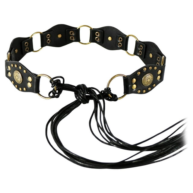 Cinturón ancho único para mujer, ideal para actuaciones en escenario, baile, trabajo, fiestas, chaquetas. Negro