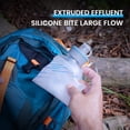 thumbnail image 6 of Purewell Collapsible Squeeze Bottle Water Filter System 650ml for Trail Running, Through Hiking, Travel, Cycling, and Fishing white, 6 of 9
