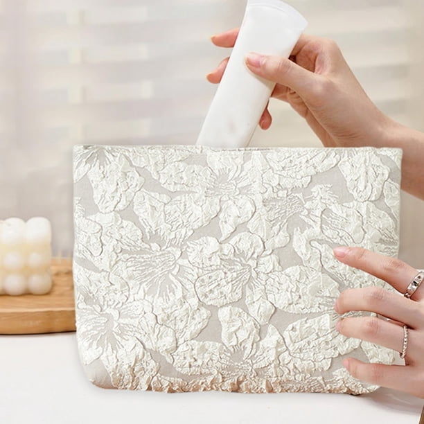 Waterproof Portable Travel Toiletry Bag Cosmetic Storage Bag Student Stationery Zipper Bag