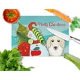 thumbnail image 2 of Carolines Treasures Snowman with Longhair Creme Dachshund Glass Cutting Board Large 12H x 16W multicolor, 2 of 2