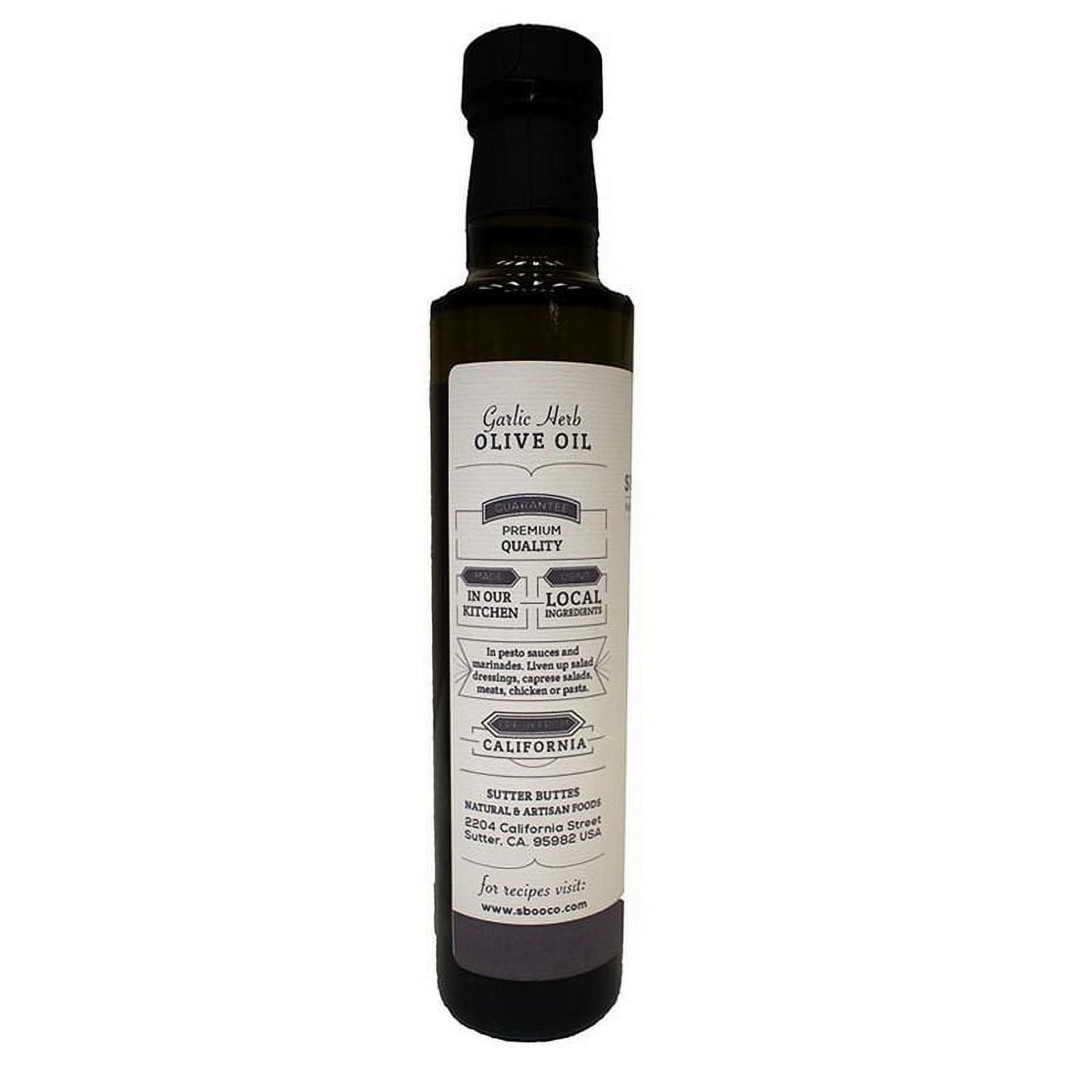 Sutter Buttes Garlic Herb Infused Olive Oil 8.5 fl. oz