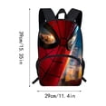 thumbnail image 2 of Hero Web Pattern Backpack Large Capacity Storage Schoolbag with Adjustable Straps for Students Back to School Holiday Gift D, 2 of 5