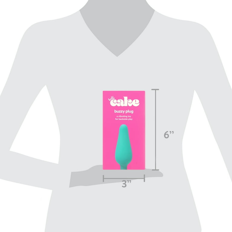 Hello Cake Rechargeable Waterproof Anal Vibrator with 10 Modes