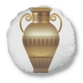 thumbnail image 1 of Ancient Egypt Decorative Pattern Round Throw Pillow Home Decoration Cushion, 1 of 3