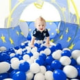 thumbnail image 2 of JoyStone 3pc Toddler Pop up Kids Play Tent with Tunnel and Ball Pit for Boys, Girls and Toddlers, Indoor& Outdoor Play House, Perfect Kid's Gifts(Blue), 2 of 8