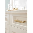 thumbnail image 2 of Amerock Balata 3 inch (76mm) Center-to-Center Champagne Bronze Cabinet Pull, 2 of 6