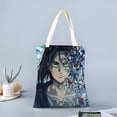 thumbnail image 2 of Attack on Titan Bolso de tela con estampado de lienzo para mujer, bolsa de compras reutilizable y estética, con cremallera interior, regalo para mujer,40*40cm., 2 of 6