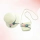 thumbnail image 5 of EeaseMX 1 juego de kit de playa para niños, adorable bolso bandolera con sombrero de paja para niñas pequeñas (blanco), 5 of 7