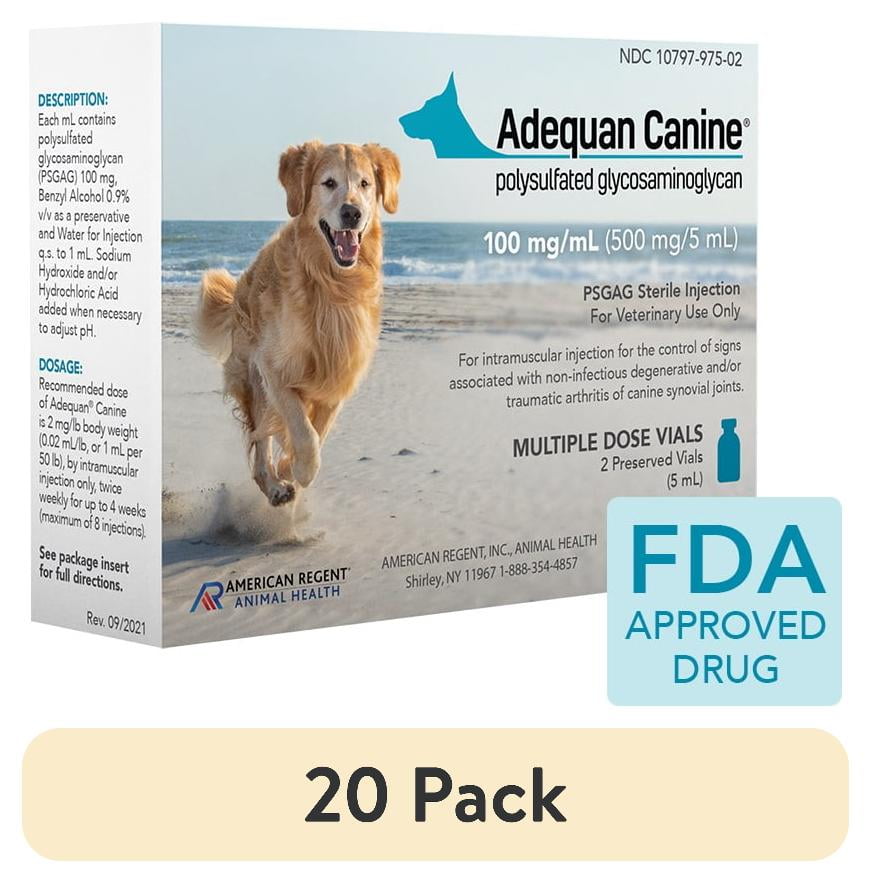 Adequan Canine Injectable for Dogs, 100-mg/ml