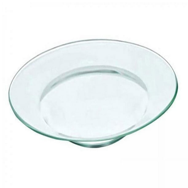 6x Calentador de Aceite, Plato con Revestimiento para Calentador de Cera, Transparente, Reutilizable, Multifuncional, Decoración Del Hogar, Redondo de 6 piezas