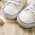 thumbnail image 4 of Gupgi Baby Canvas Prewalker Shoelace Anti Skid Soft Bottom High Top Shoes, 4 of 8