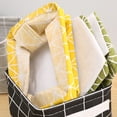 thumbnail image 5 of Dream Lifestyle Foldable Storage Bin Basket,Foldable Container Fabric Storage Baskets with Handle, Large Capacity Cotton Flax Storage Organizer for Makeup Book Baby Toy and More, 5 of 8