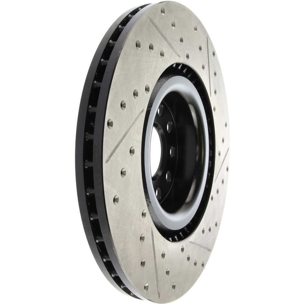 StopTech 09 VW Passat CC / 06-09 Passat Slotted & Drilled Right Front Rotor Fits select: 2008 VOLKSWAGEN R32, 2006-2008 VOLKSWAGEN PASSAT