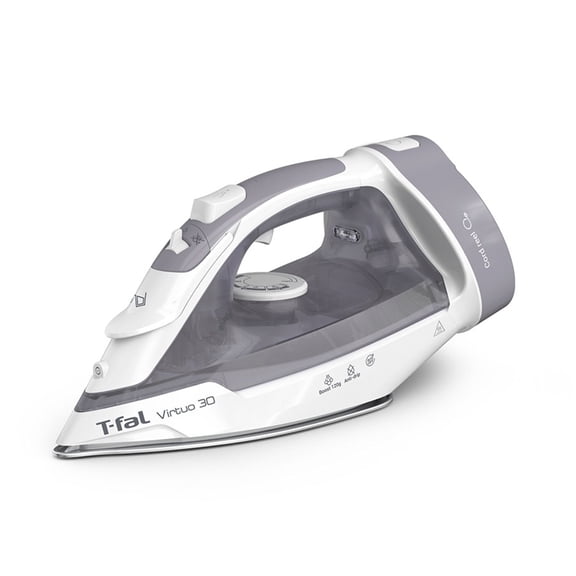 Plancha de Vapor T-fal Cerámica Virtuo Cordreel FV2C80U0 Lila