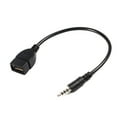 thumbnail image 3 of Cable adaptador conversor de conector auxiliar de audio macho de 3,5 mm a USB 2.0 tipo A hembra OTG, 3 of 14