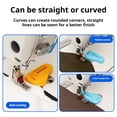 thumbnail image 5 of Adjustable Seam Guide, 2 in 1 Multifunctional Magnetic Hemmer Seam Guide with Built-in Ripper, Thread Remover Tool for Sewing Machine Needle, 5 of 8