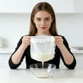 thumbnail image 3 of Fine Nylon Filter Bag for Kitchen Straining - Reusable Food-Grade Mesh Strainer Soy Milk Juices Wine and Stock Filter Multi-Use, JKODE, 3 of 9