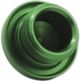 thumbnail image 4 of Works Connection Oil Filler Plug, CNC Machined 6061 T-6 Aluminum, Green Anodized, Replaces Stock Plastic Plug, Kawasaki/Suzuki, Made in USA (24-198), 4 of 5
