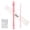 Pink, variant on Eastar ERS-1GG German Soprano Recorder 8 Hole C Key 3 Piece Instrument