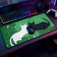 thumbnail image 4 of Klonfd Extended Gaming Pad Large Computer Keyboard Mat Edges Rubber Base High Definition Print Smooth Desk Cover For Work And PC Use, 4 of 6